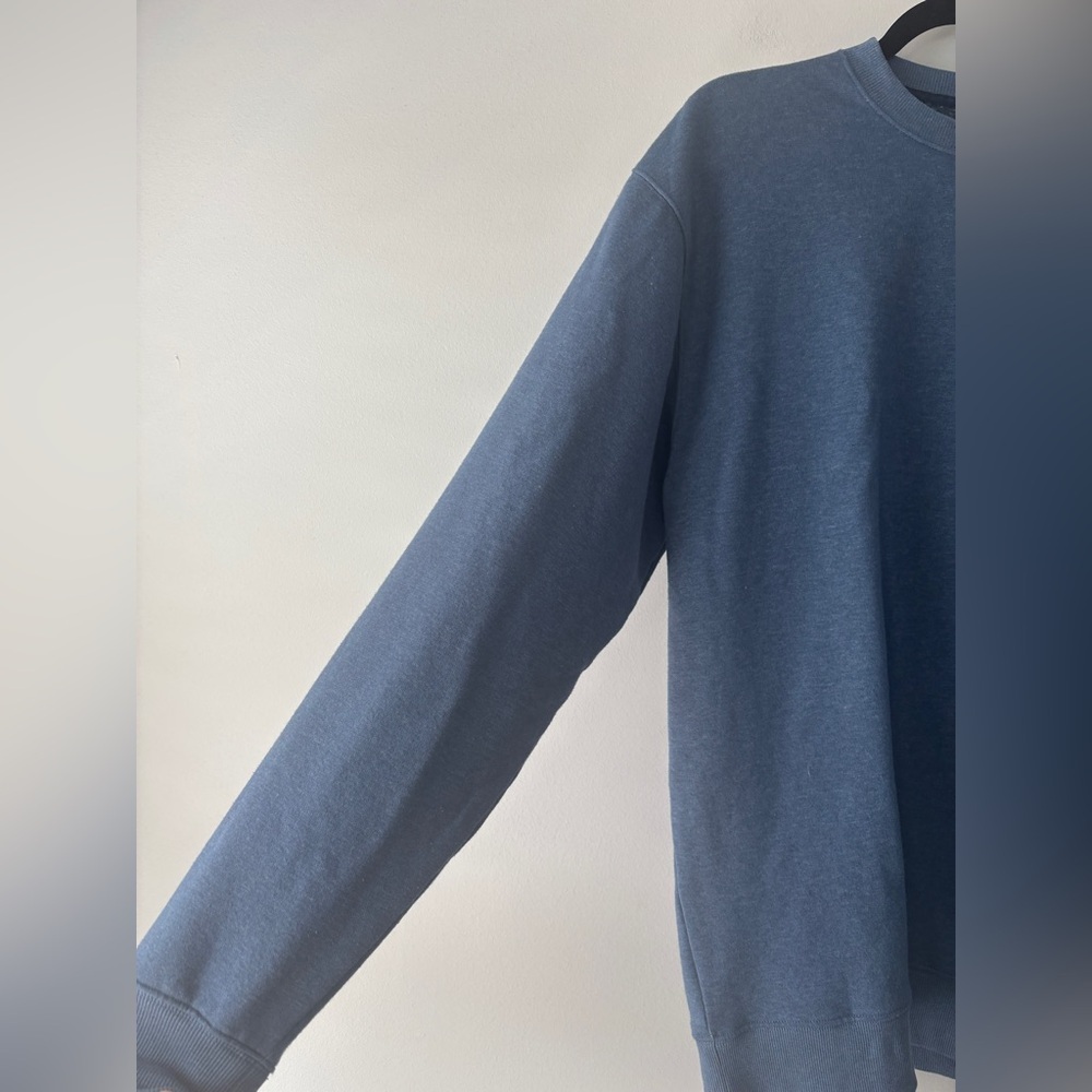 Columbia Men's Blue Heathered‎ Crewneck Sweatshirt Pullover Fleece Size XL - Picture 4 of 8